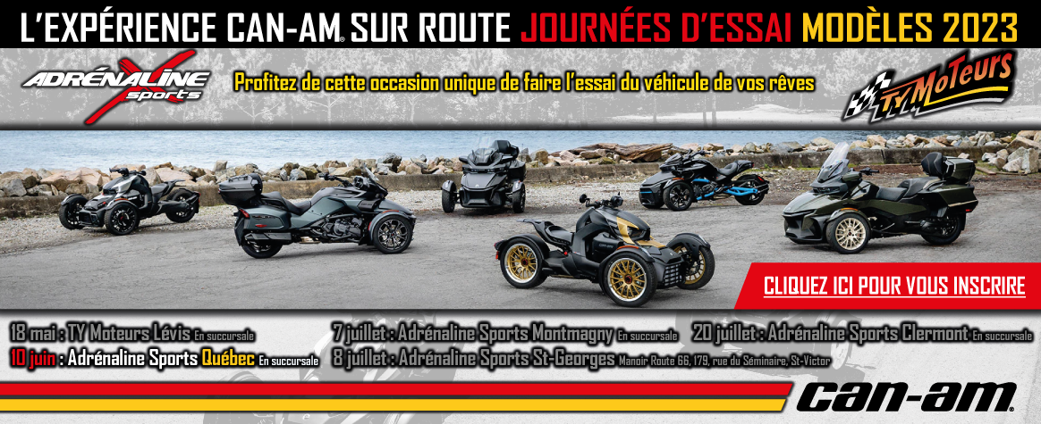 Expérience Can-Am sur Route