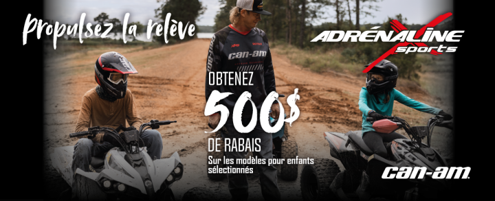 Promo VTT Can-Am enfants